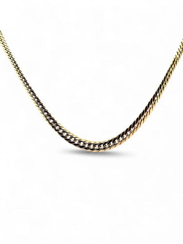 Collier Collier en chute maille anglaise en or jaune 18 carats 58 Facettes