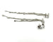 Boucles d'oreilles Boucles d’oreilles pendantes ailes d’anges en or blanc et diamants 58 Facettes