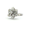 Bague 54 Bague multi-diamants en or blanc 18 carats 58 Facettes