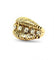 Bague 56 Bague antique XIXe siècle en or jaune 18 carats et diamants 58 Facettes
