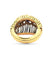 Bague 56 Bague antique XIXe siècle en or jaune 18 carats et diamants 58 Facettes