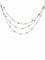 Collier Collier 3 rangs en or jaune 18 carats, diamants taille old cut et perles fines 58 Facettes