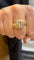 Bague 58 Bague Toi et Moi bombée en or jaune 18 carats et diamants 58 Facettes