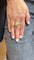 Bague 58 Bague Toi et Moi bombée en or jaune 18 carats et diamants 58 Facettes