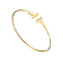 Bracelet Tiffany & Co T-Wire - Bracelet jonc en or jaune 18 carats 58 Facettes