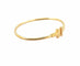 Bracelet Tiffany & Co T-Wire - Bracelet jonc en or jaune 18 carats 58 Facettes