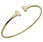 Bracelet Tiffany & Co T-Wire - Bracelet jonc en or jaune 18 carats 58 Facettes