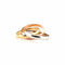 Bague 53 Alliance en or 18 carats (750/1000) trois ors 58 Facettes