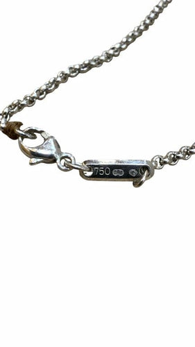 Collier Chopard Happy Diamonds - Collier en or blanc 18 carats et diamants 58 Facettes