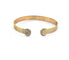 Bracelet Bracelet jonc en 3 ors 18 carats et diamants 58 Facettes
