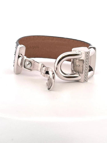 Montre Van Cleef & Arpels - Montre Cadenas en or blanc et diamants 58 Facettes