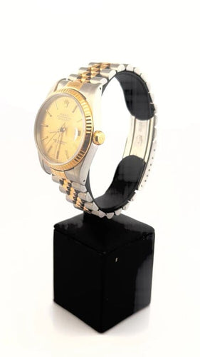 Montre Rolex Oyster Perpetual Datejust - Montre homme 36 mm en or et acier 58 Facettes