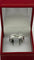 Bague 48 Cartier - Duo d’alliances vintage en or blanc et diamants 58 Facettes