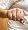 Bague 52 Solitaire en or blanc 18 carats et diamants fancy light yellow 58 Facettes