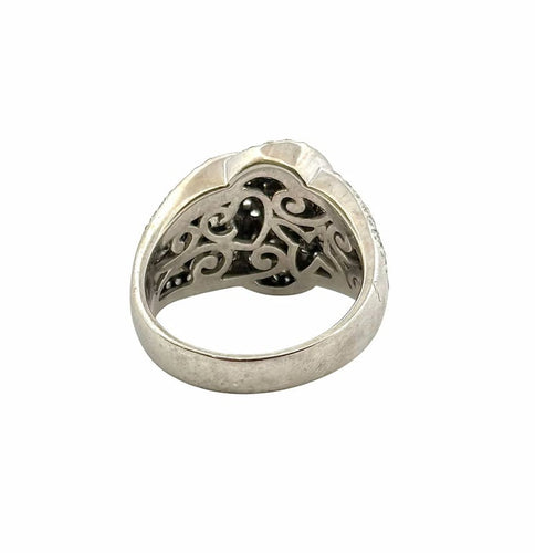 Bague 57 Bague infini en or blanc 18 carats et diamants naturels 58 Facettes