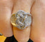 Bague 57 Bague infini en or blanc 18 carats et diamants naturels 58 Facettes