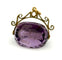 Pendentif Pendentif héraldique ancien en or jaune 18 carats et améthyste gravée 58 Facettes
