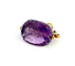 Pendentif Pendentif héraldique ancien en or jaune 18 carats et améthyste gravée 58 Facettes