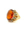 Bague 54 Bague ancienne en or jaune 18 carats, citrine et diamants 58 Facettes