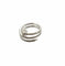 Bague 51 Cartier Juste un Clou - Bague en or gris 18 carats et diamants 58 Facettes