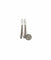 Bague 51 Cartier Juste un Clou - Bague en or gris 18 carats et diamants 58 Facettes