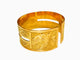 Bracelet Bracelet manchette rigide en or jaune 18 carats 58 Facettes RA-73/1
