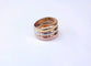 Bague 53 Bague jonc 3 ors en or 18k 58 Facettes BAG.1841.3OR.JON
