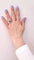 Bague 54 Bague papillon en or blanc 18K, iolite et diamants 58 Facettes Pap/dt-iol