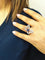 Bague 54 Bague papillon en or blanc 18K, iolite et diamants 58 Facettes Pap/dt-iol