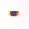 Bague 50 Bague jonc en or jaune 18K pavée de saphirs 58 Facettes GG19-PAV.S