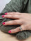 Bague 54 Bague rétro en or rose 18k avec 6 diamants 58 Facettes Bag.rail50.818