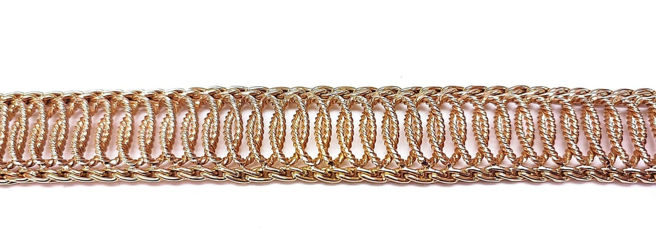 Bracelet Bracelet semi-rigide en or 18K 750‰ 58 Facettes Brac.Entrelac916