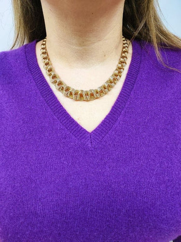 Collier Collier en or jaune 18K (750‰) à anneaux ronds 58 Facettes COLL.MSIF-987