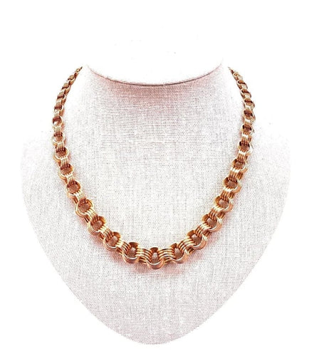 Collier Collier en or jaune 18K (750‰) à anneaux ronds 58 Facettes COLL.MSIF-987