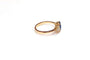 Bague 55 Bague en or jaune 18K au saphir 1,33 ct et diamants 58 Facettes Bag.Ov.6Dt.FA34S