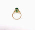 Bague 56 Bague en or jaune 18K émeraude 4,65 ct et diamants poire 58 Facettes Bag.Em.2Pr.FA.40