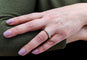 Bague 54 Demi-alliance - Bague en or jaune 18K et diamants 58 Facettes All.Demi.FA.44-J