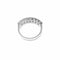 Bague 54 Demi-alliance - Bague en or jaune 18K et 7 diamants 58 Facettes All.Demi.FA.45-B