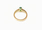 Bague 53.5 Bague en or jaune 18K avec émeraude et diamants 58 Facettes Bag.lgn em.FA.47