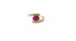Bague 54 Bague rubis et diamants en or jaune 18K 58 Facettes Bag.cx.rub.FA.50