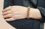 Bracelet Bracelet à maillons carrés en or jaune 18K 58 Facettes Brac.Carré.1413