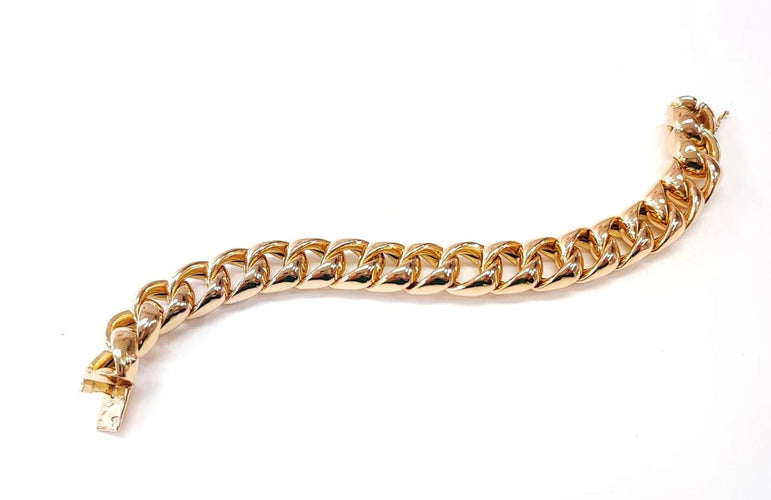 Bracelet Bracelet à maillons carrés en or jaune 18K 58 Facettes Brac.Carré.1413
