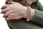 Bracelet Bracelet maille américaine en or jaune 18K 58 Facettes BRAC.US.1289