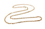 Collier Chaîne maille forçat diamantée en or jaune 18K 58 Facettes CH.COU.1448