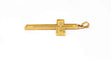 Pendentif Croix - Pendentif en or jaune 18K (750‰) 58 Facettes CROIX-1414