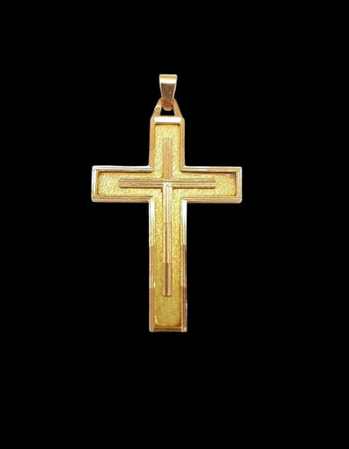 Pendentif Croix - Pendentif en or jaune 18K (750‰) 58 Facettes CROIX-1414