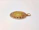 Pendentif Médaille Vierge cerclée en or jaune 18K 58 Facettes Med.Vierge.1369