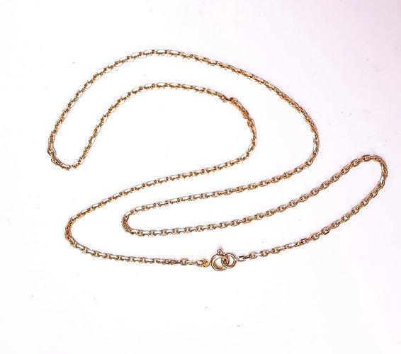 Collier Chaîne - Maille forçat en or jaune 18K 41 cm 58 Facettes CH.COU.553-41cm