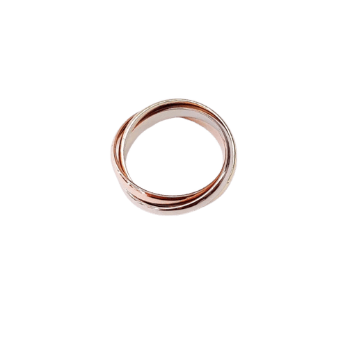 Bague 54 Alliance trois ors 18K (750‰) 58 Facettes ALL.3OR-1597