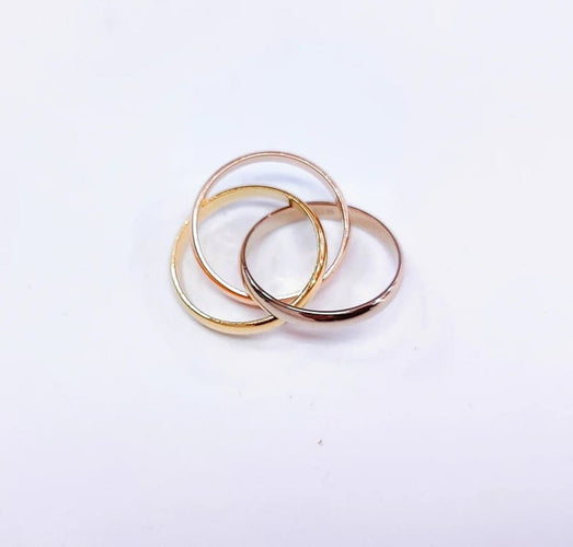Bague 54 Alliance trois ors 18K (750‰) 58 Facettes ALL.3OR-1597